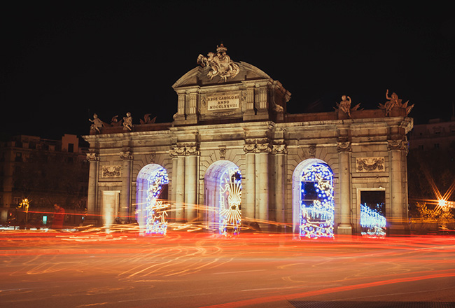 CHRISTMAS LIGHTS IN MADRID